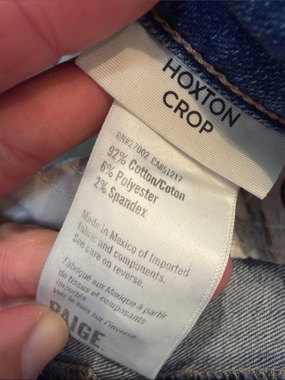 PAIGE Hoxton Ankle Raw-Hem High-Rise Skinny Jeans Size 30 - C61-029 - Picture 4 of 9
